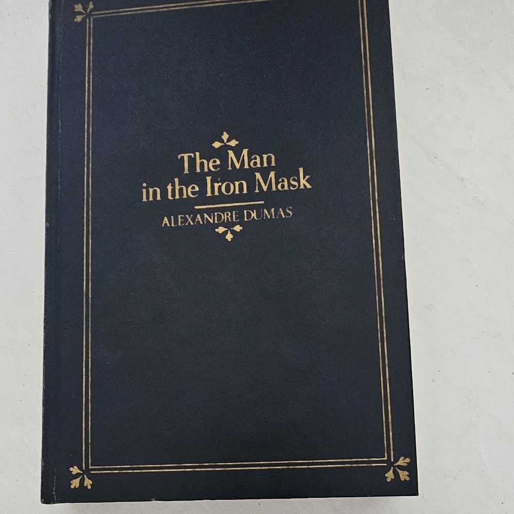 Vintage Hardback Book The Man In The Iron Mask By Dumas